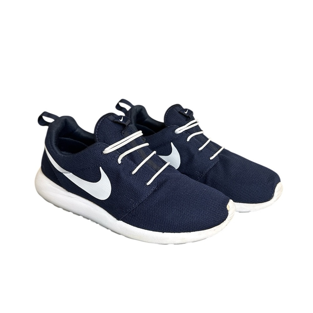Men’s Nike Roshe One Running Shoes Obsidian Navy Blue White Size 9